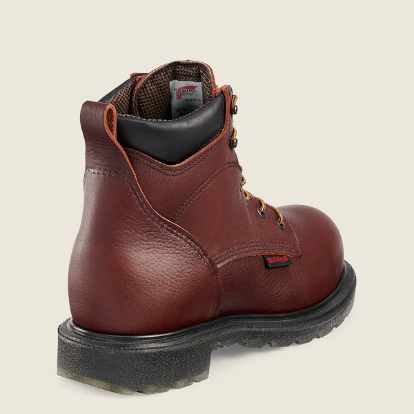 Red Wing Safety Boots Supersole® 2.0 - 6-Inch Waterproof Csa Toe - Burgunder - Herre 3586-XKWUM